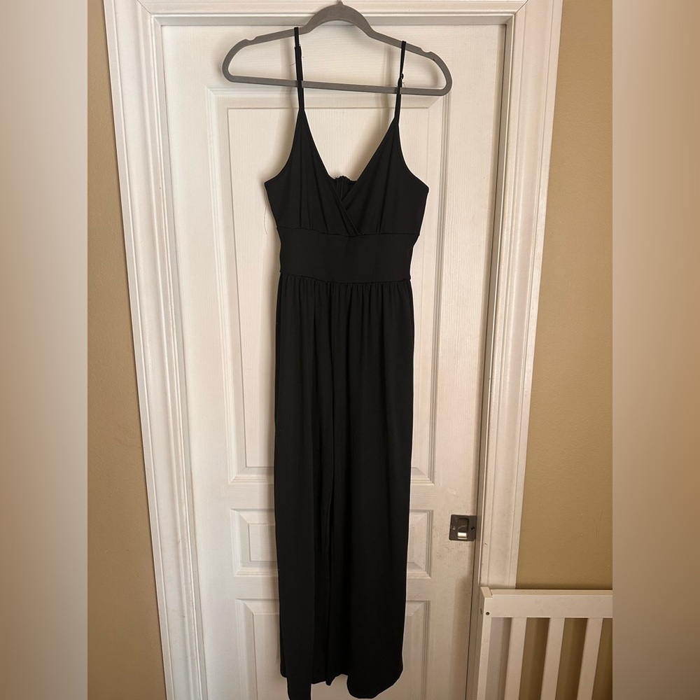 Ribbed Black Women's romper